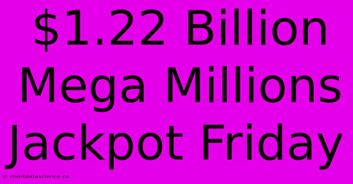 $1.22 Billion Mega Millions Jackpot Friday