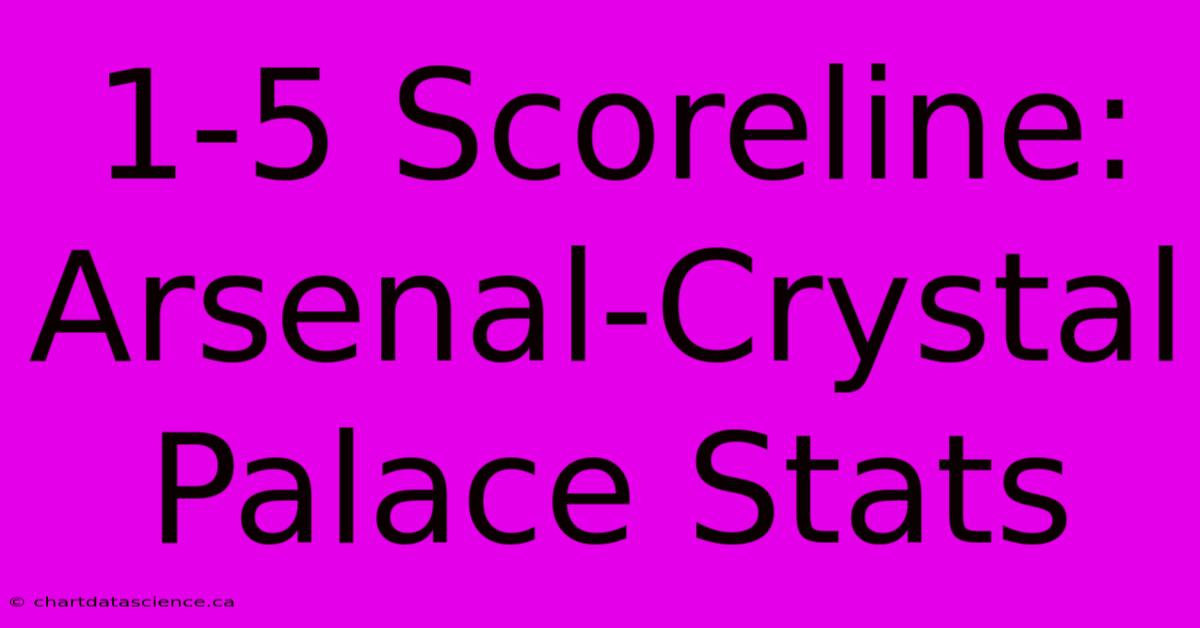 1-5 Scoreline: Arsenal-Crystal Palace Stats