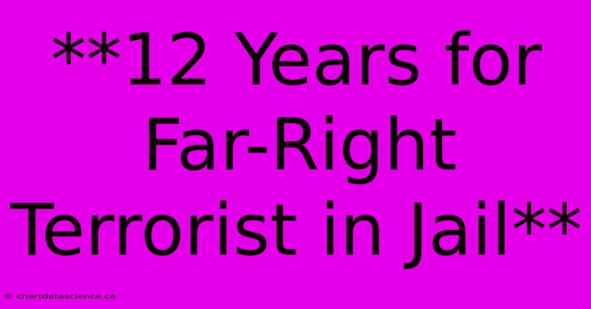 **12 Years For Far-Right Terrorist In Jail**