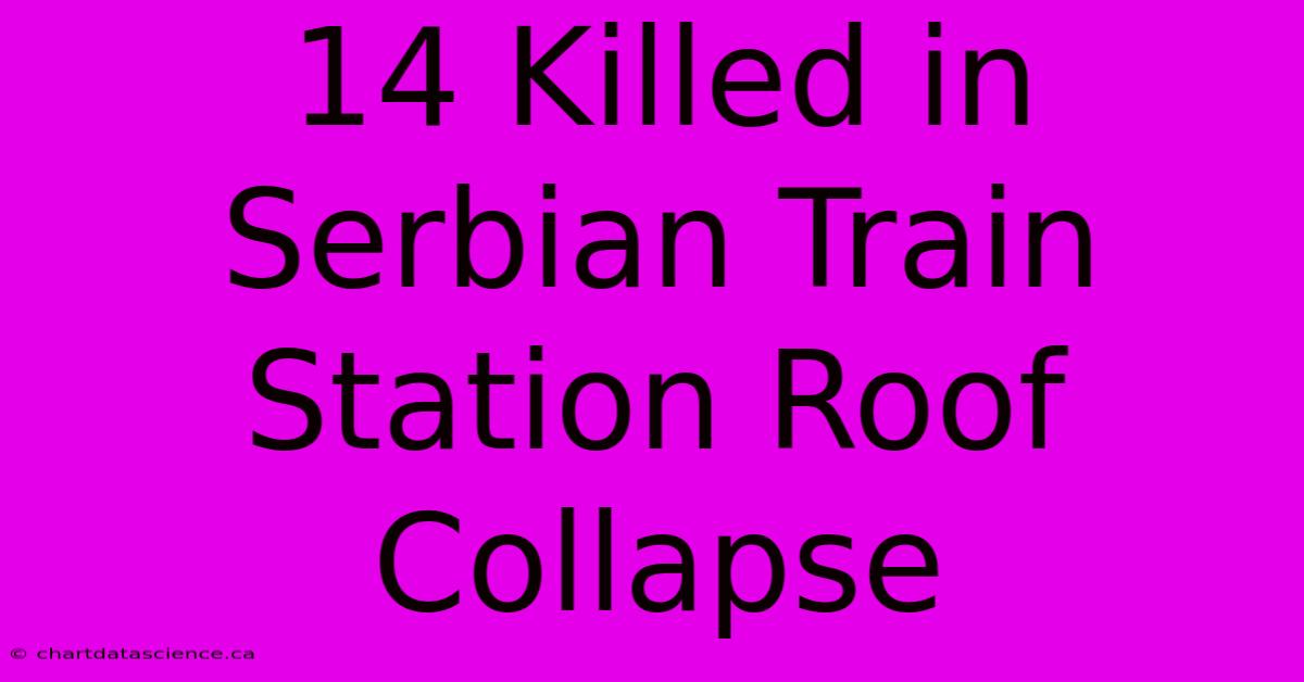 14 Killed In Serbian Train Station Roof Collapse 