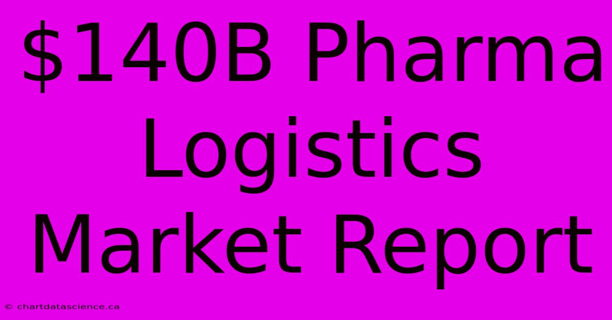 $140B Pharma Logistics Market Report