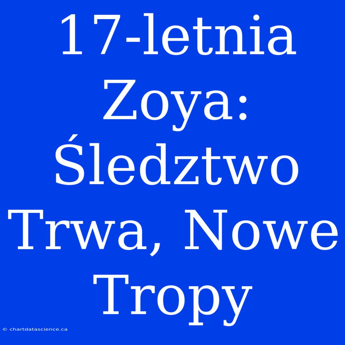 17-letnia Zoya: Śledztwo Trwa, Nowe Tropy