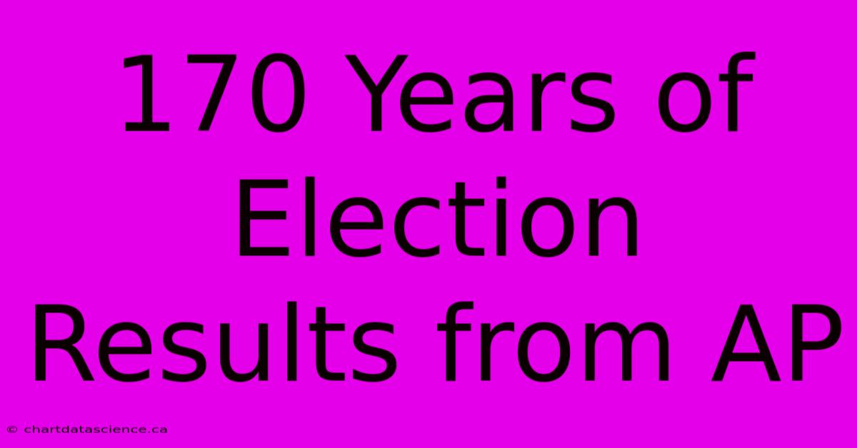 170 Years Of Election Results From AP