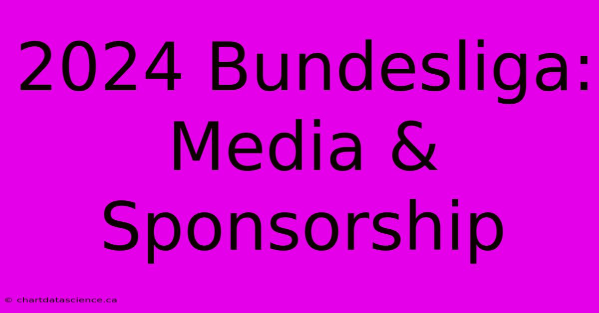 2024 Bundesliga: Media & Sponsorship