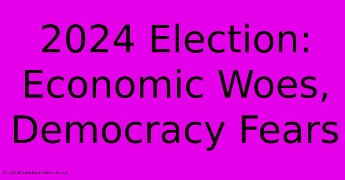 2024 Election: Economic Woes, Democracy Fears