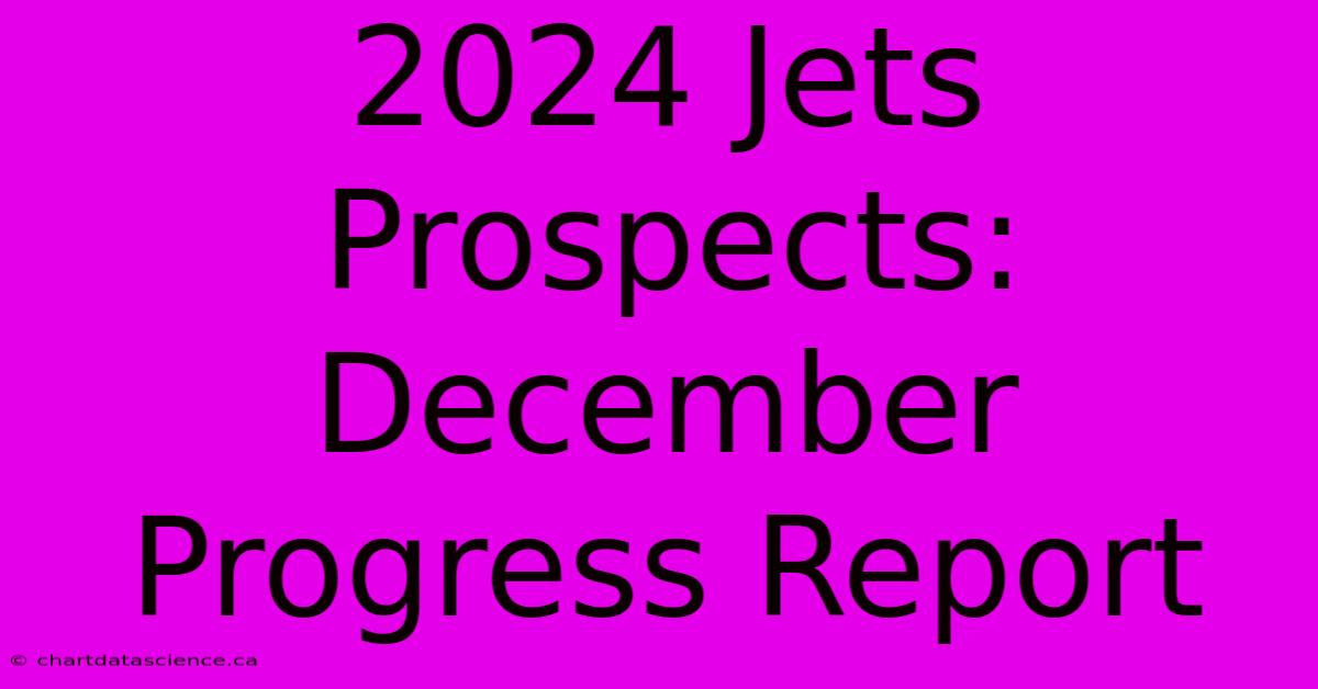 2024 Jets Prospects: December Progress Report