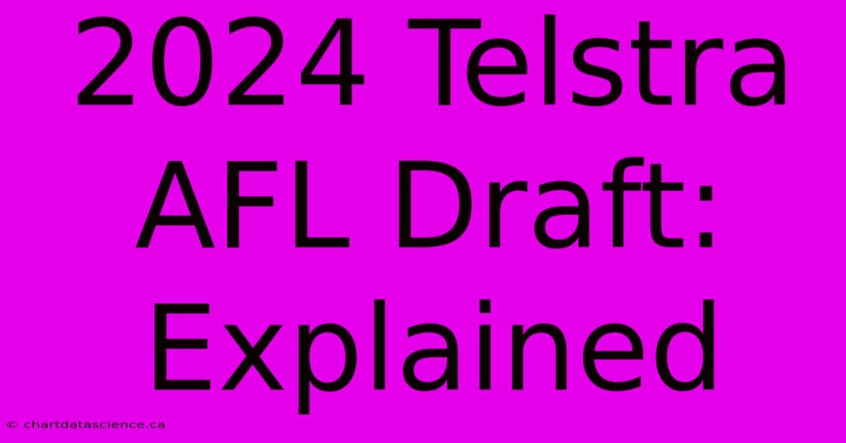 2024 Telstra AFL Draft: Explained