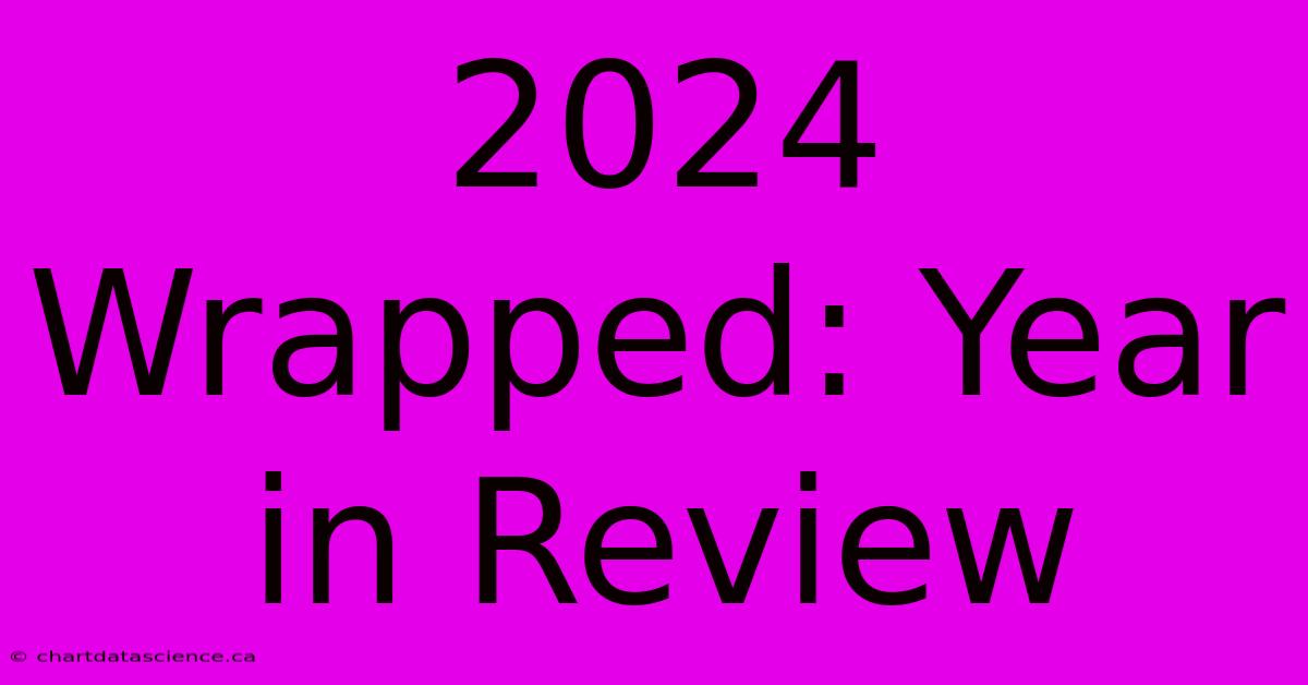 2024 Wrapped Year In Review