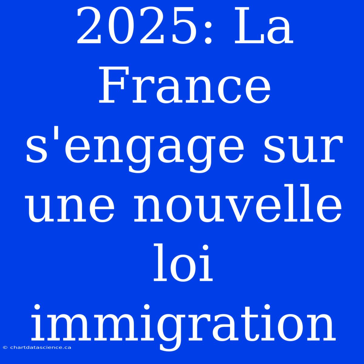 2025: La France S'engage Sur Une Nouvelle Loi Immigration