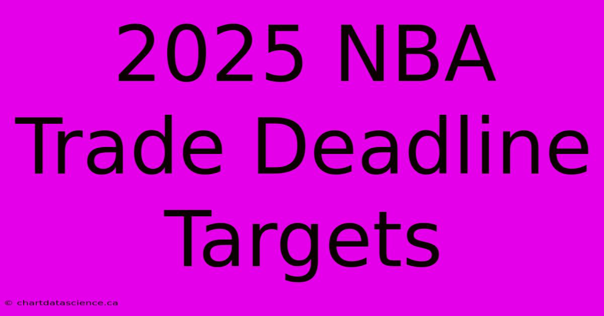 2025 NBA Trade Deadline Targets