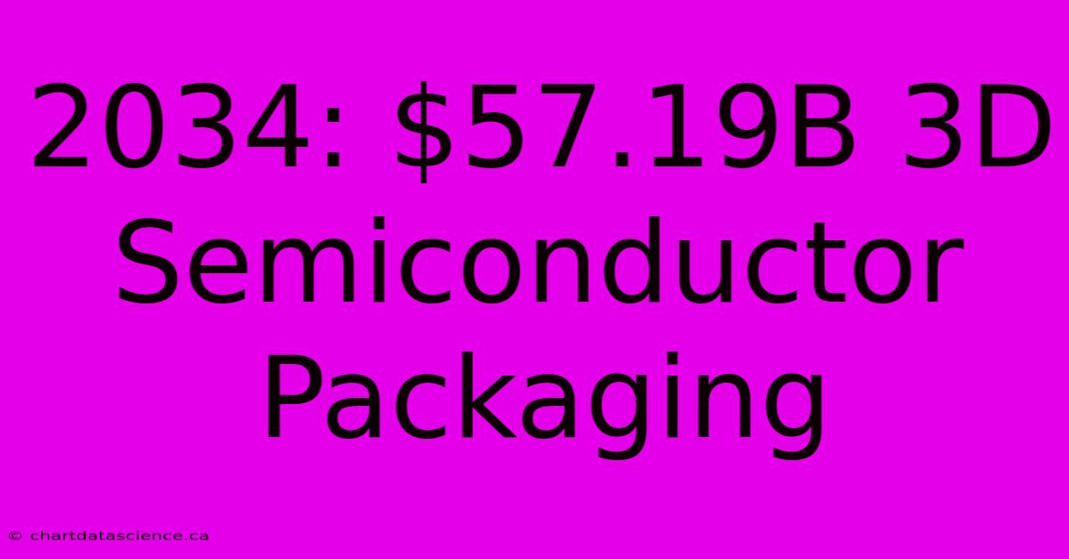 2034: $57.19B 3D Semiconductor Packaging