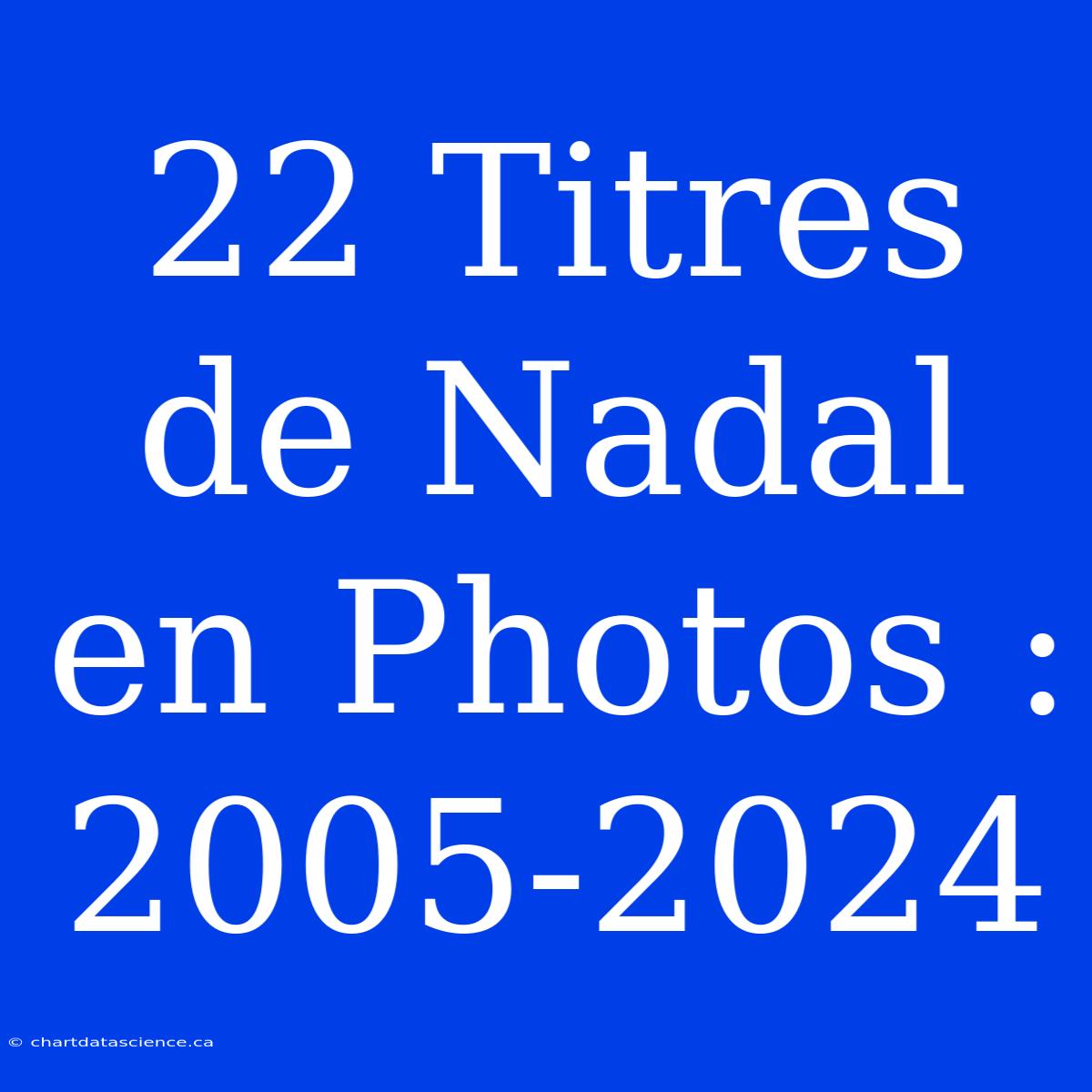 22 Titres De Nadal En Photos : 2005-2024