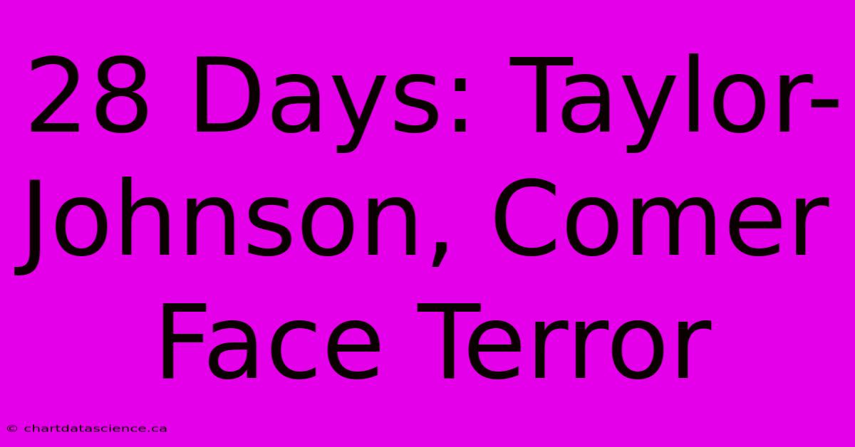 28 Days: Taylor-Johnson, Comer Face Terror