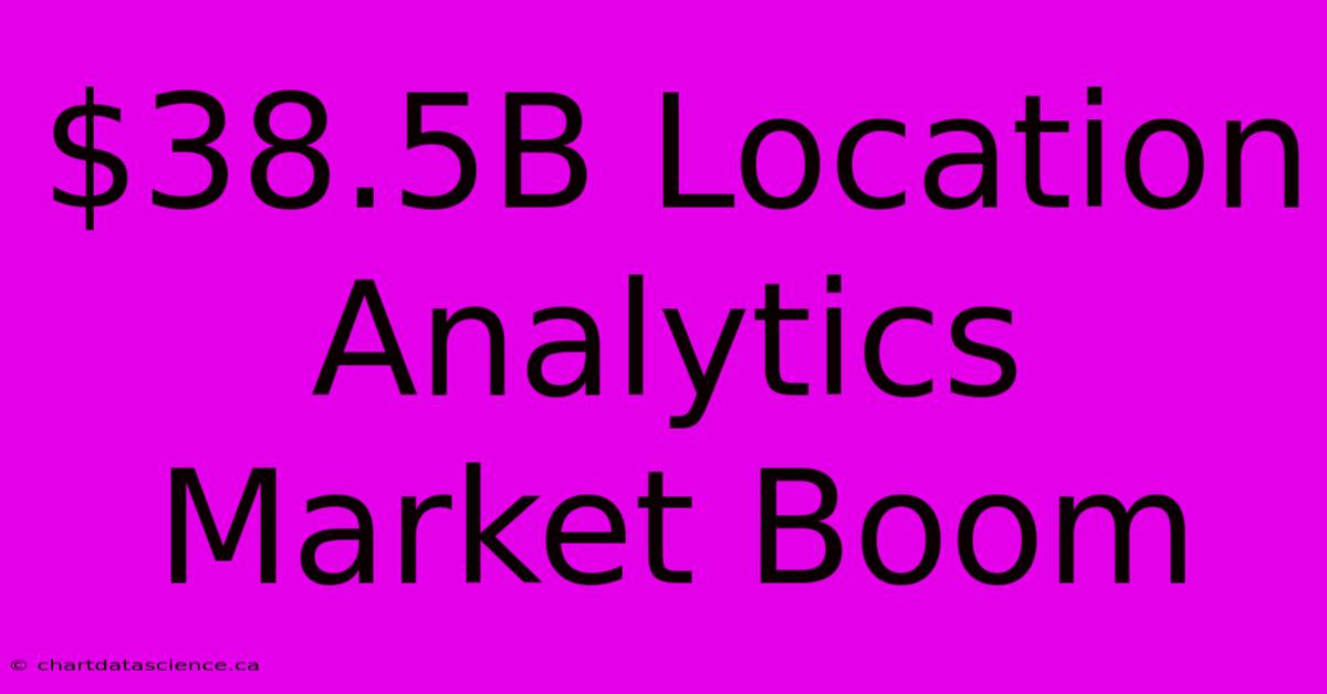 $38.5B Location Analytics Market Boom