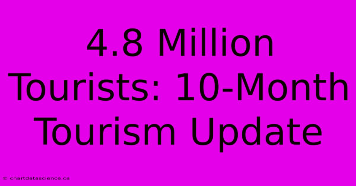 4.8 Million Tourists: 10-Month Tourism Update