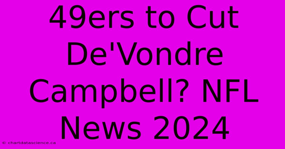 49ers To Cut De'Vondre Campbell? NFL News 2024