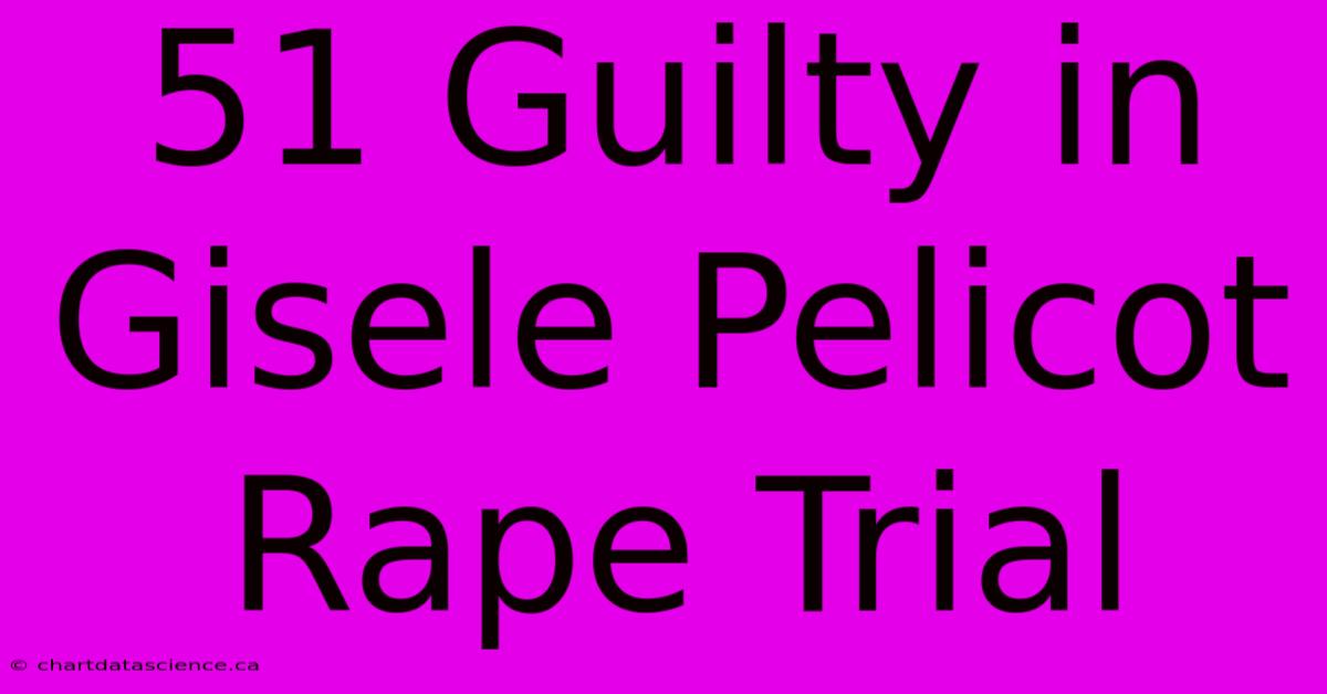 51 Guilty In Gisele Pelicot Rape Trial