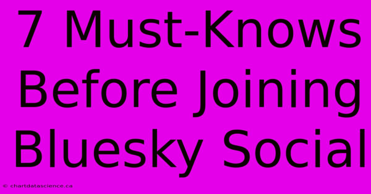 7 Must-Knows Before Joining Bluesky Social