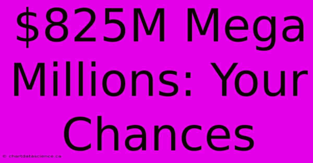 $825M Mega Millions: Your Chances