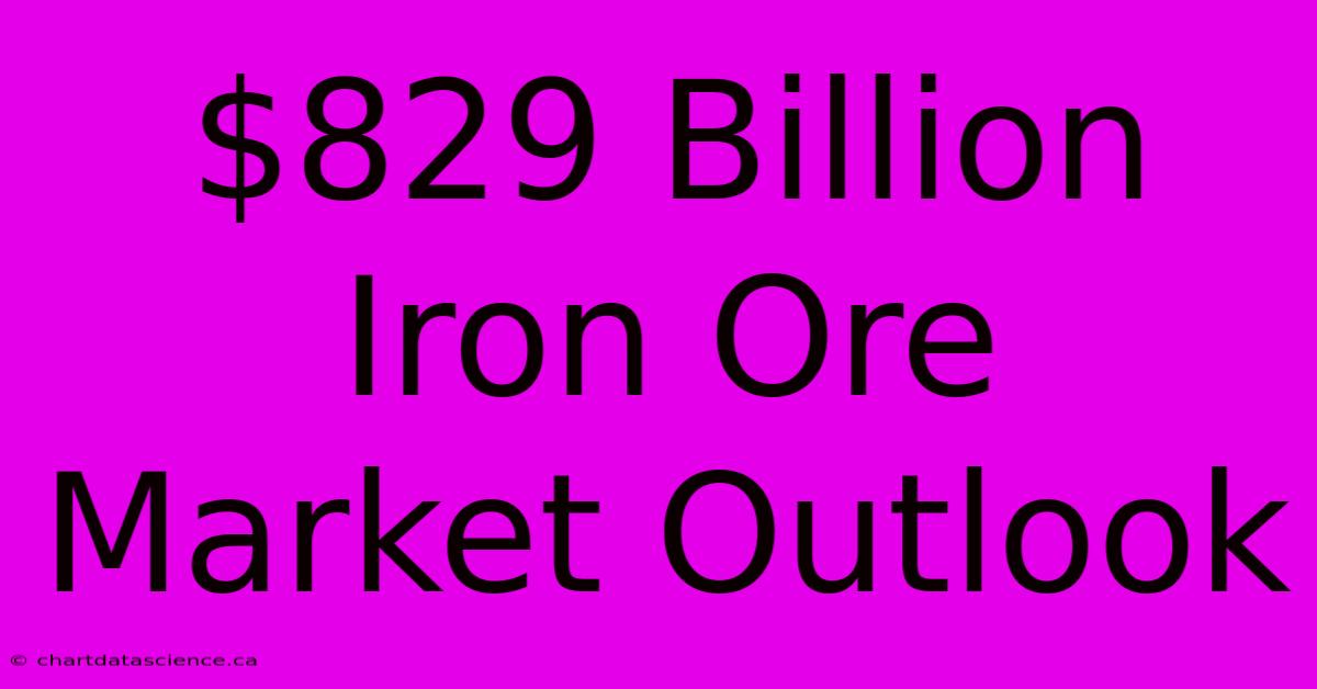 $829 Billion Iron Ore Market Outlook