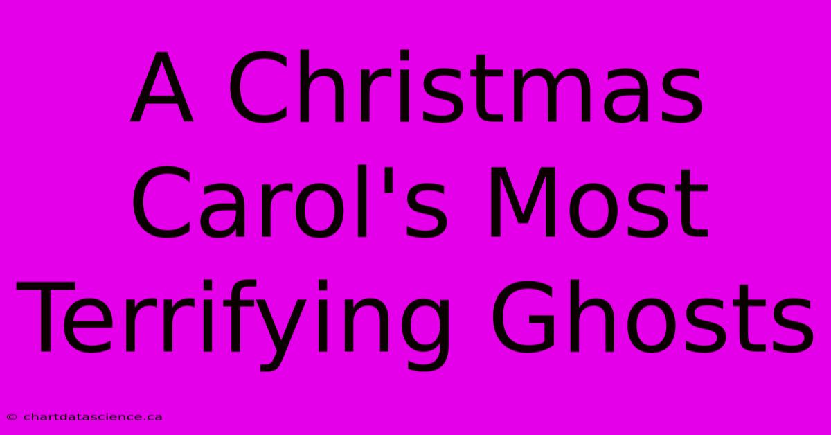 A Christmas Carol's Most Terrifying Ghosts