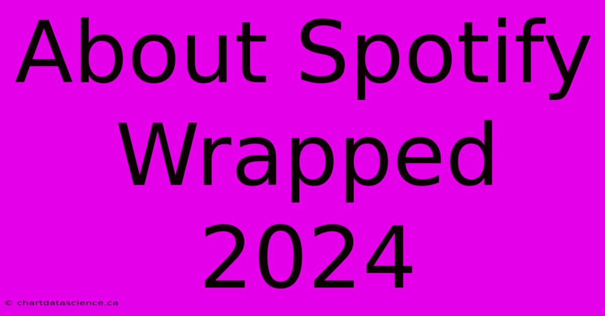 About Spotify Wrapped 2024