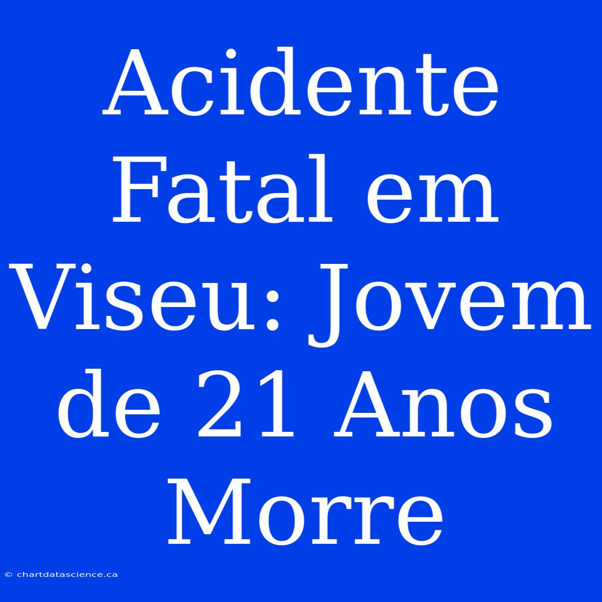 Acidente Fatal Em Viseu: Jovem De 21 Anos Morre