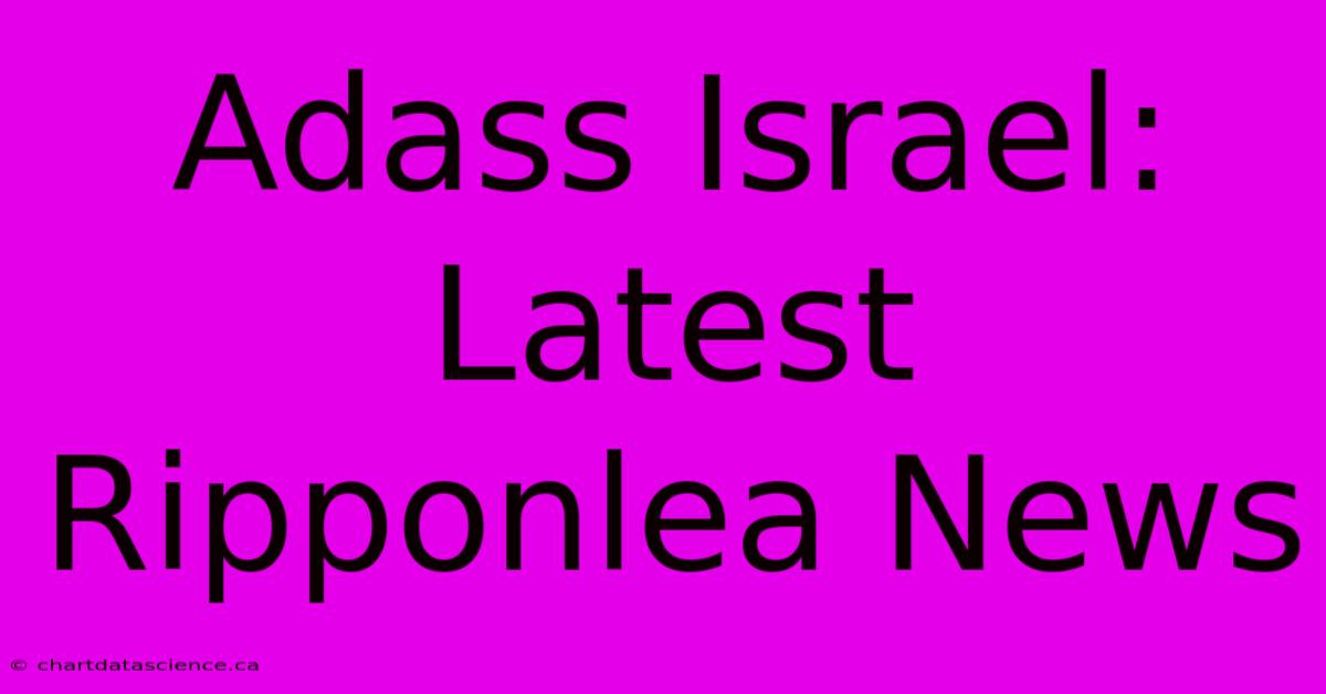 Adass Israel: Latest Ripponlea News