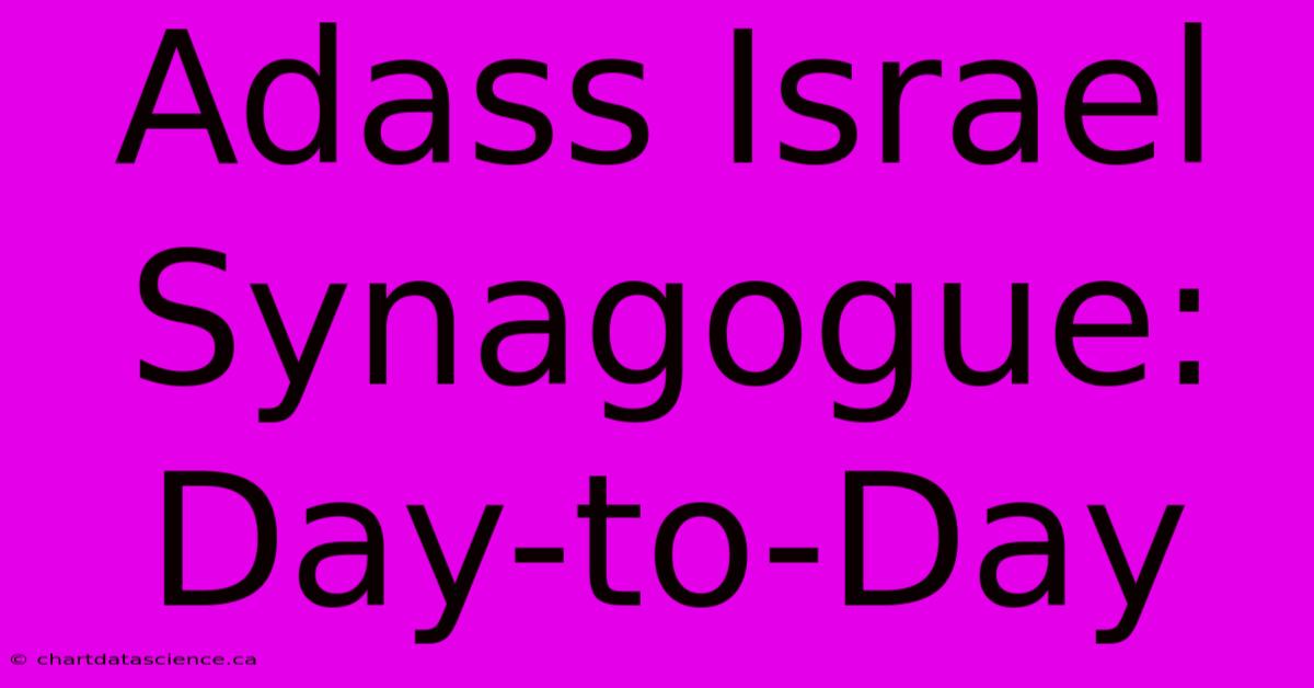 Adass Israel Synagogue: Day-to-Day