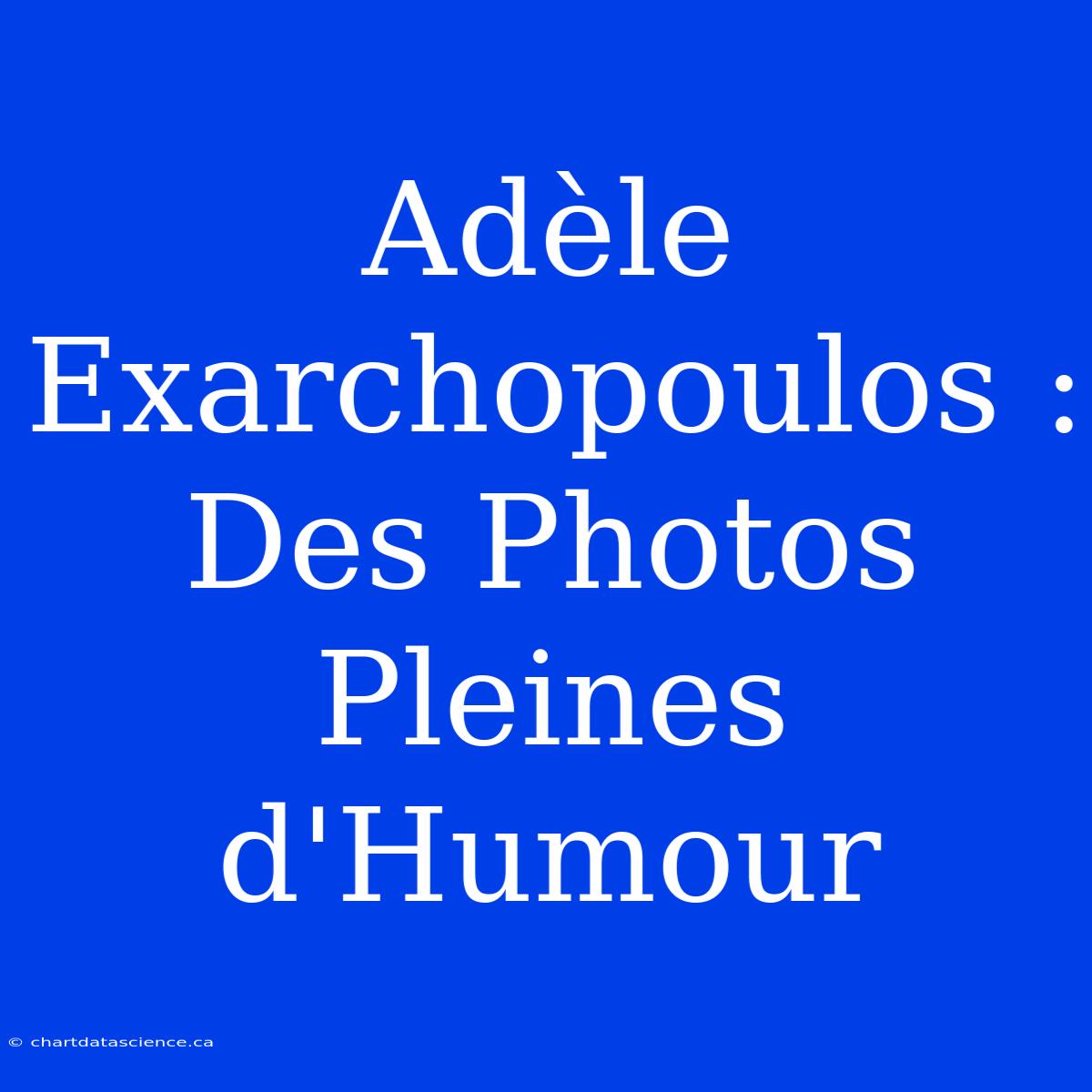 Adèle Exarchopoulos : Des Photos Pleines D'Humour