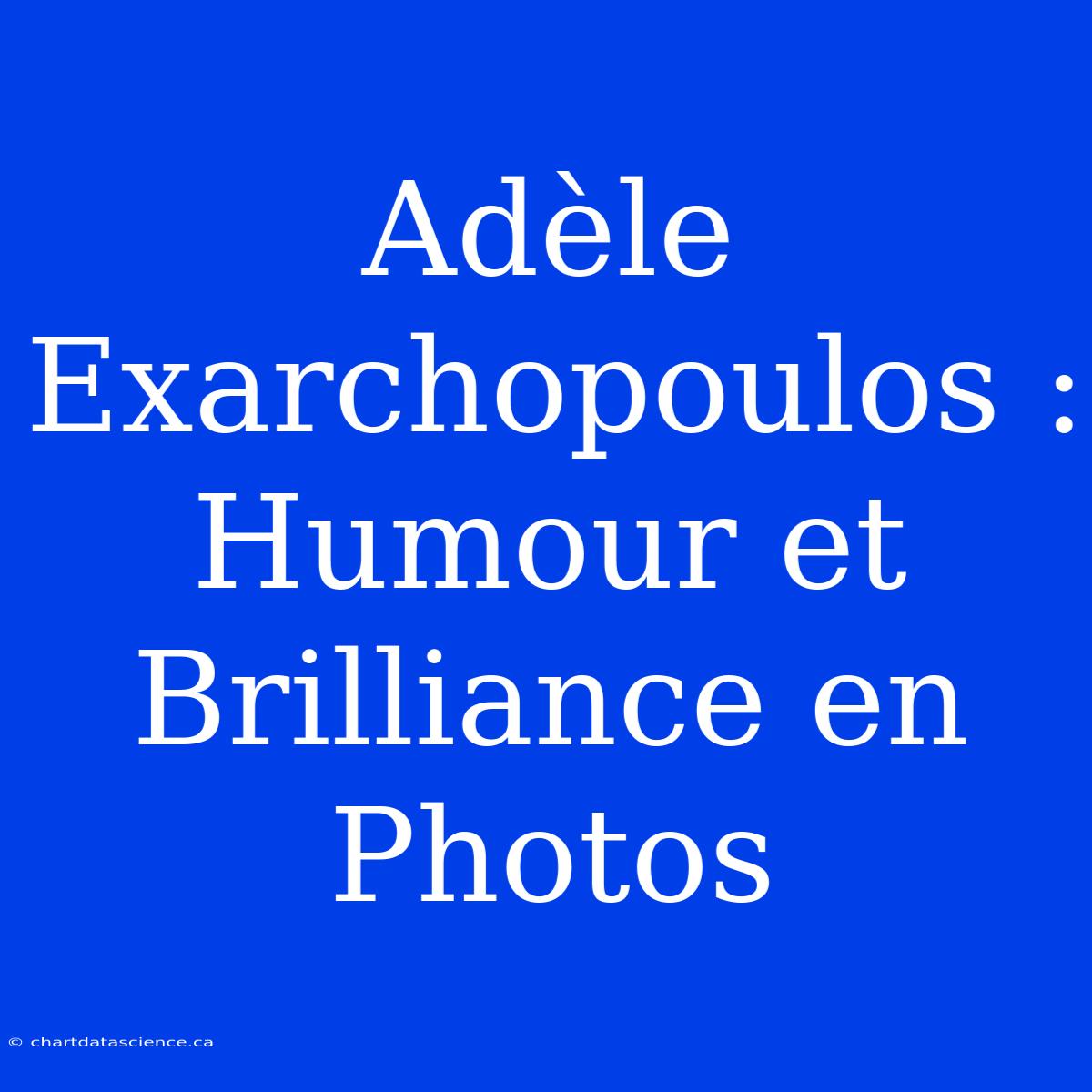 Adèle Exarchopoulos : Humour Et Brilliance En Photos