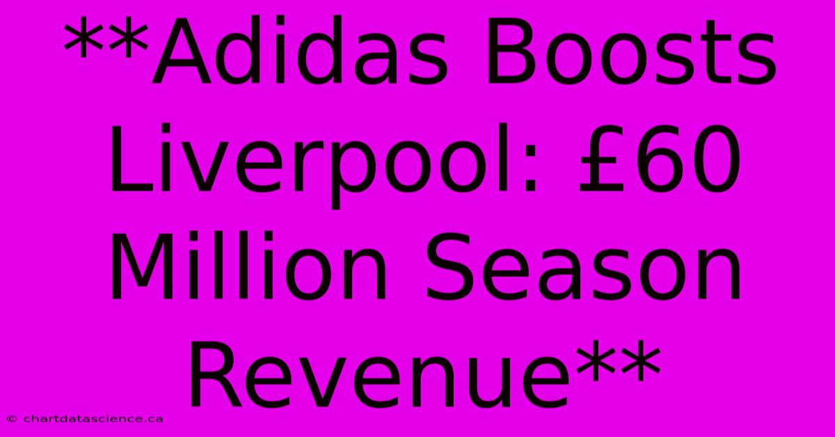 **Adidas Boosts Liverpool: £60 Million Season Revenue**