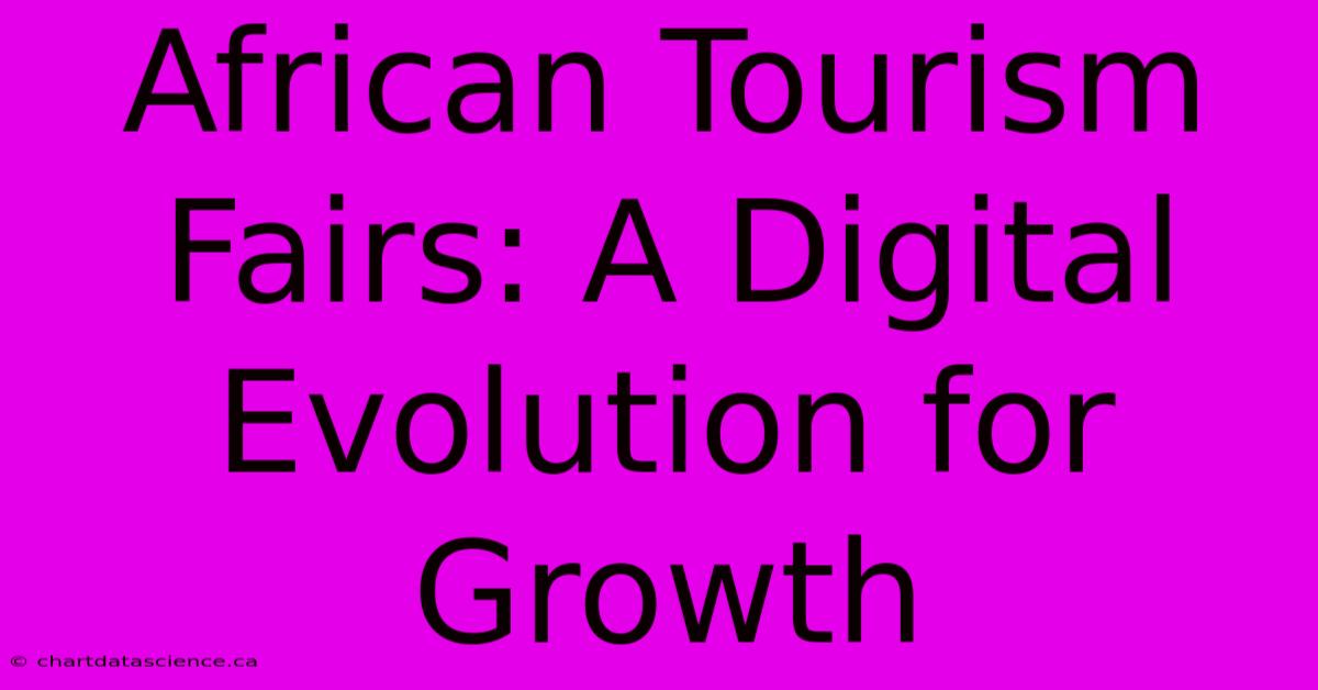 African Tourism Fairs: A Digital Evolution For Growth