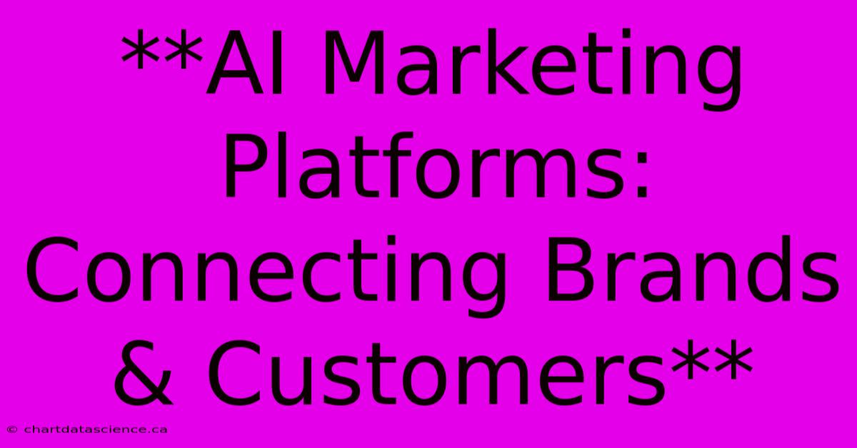 **AI Marketing Platforms: Connecting Brands & Customers**