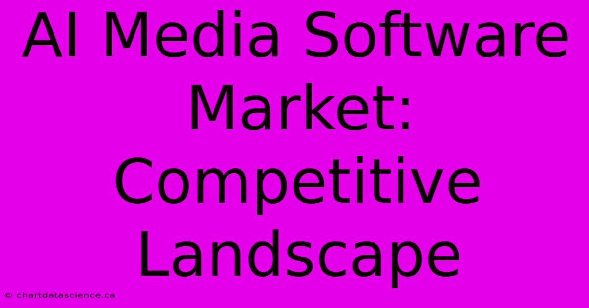 AI Media Software Market: Competitive Landscape