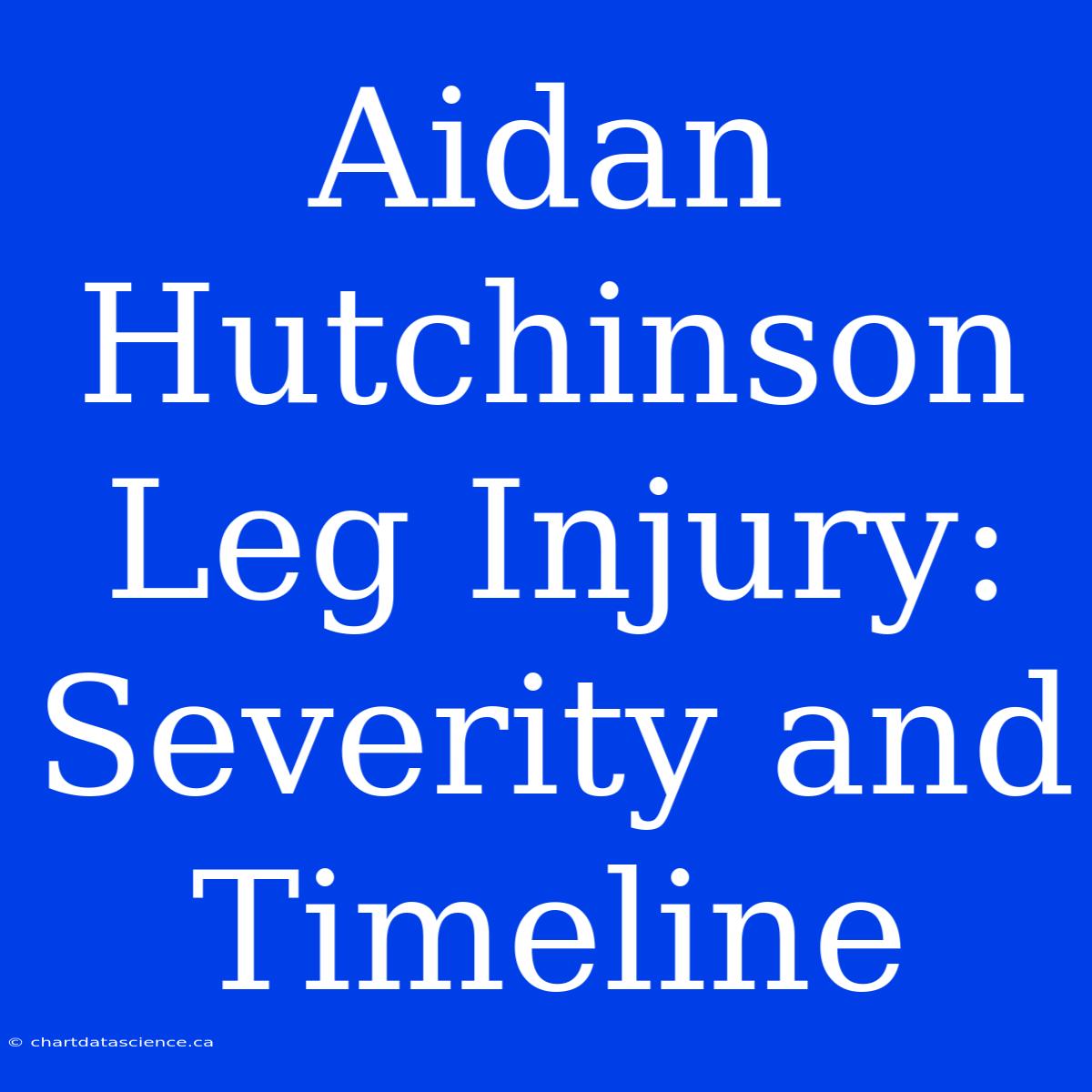 Aidan Hutchinson Leg Injury: Severity And Timeline