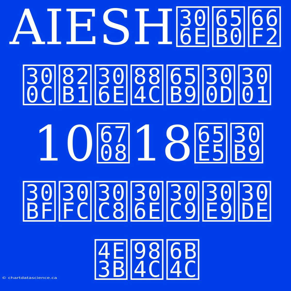 AIESHの新曲「花の行方」、10月18日スタートのドラマ主題歌