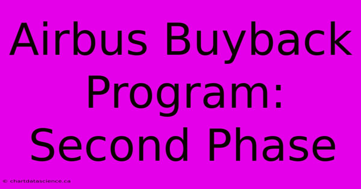 Airbus Buyback Program: Second Phase