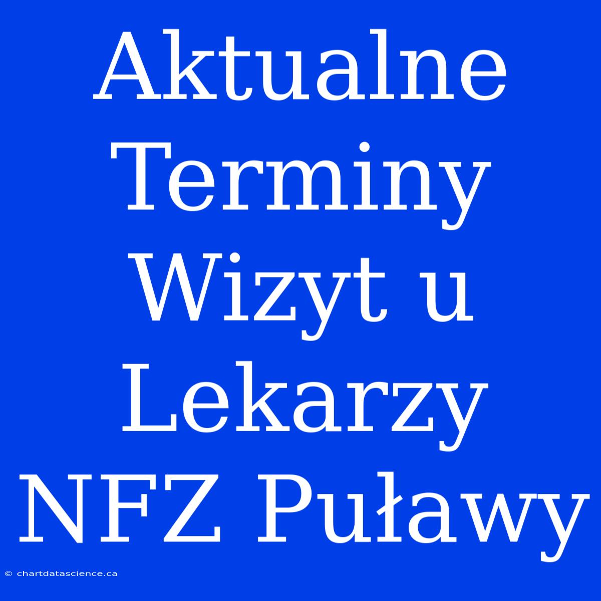 Aktualne Terminy Wizyt U Lekarzy NFZ Puławy