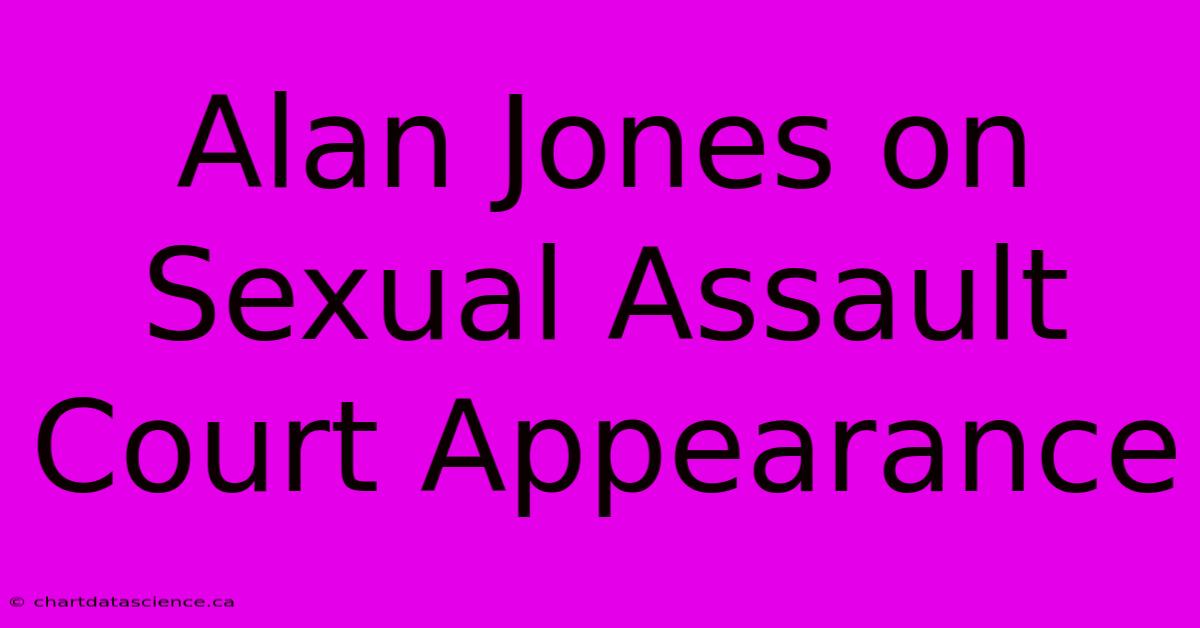 Alan Jones On Sexual Assault Court Appearance