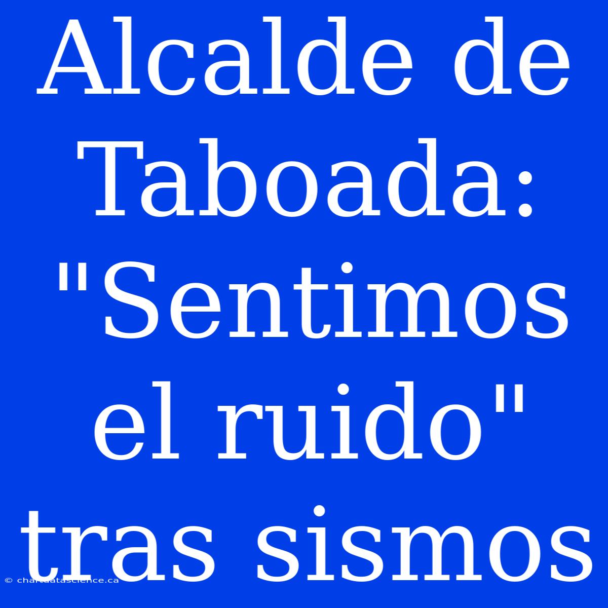 Alcalde De Taboada: 