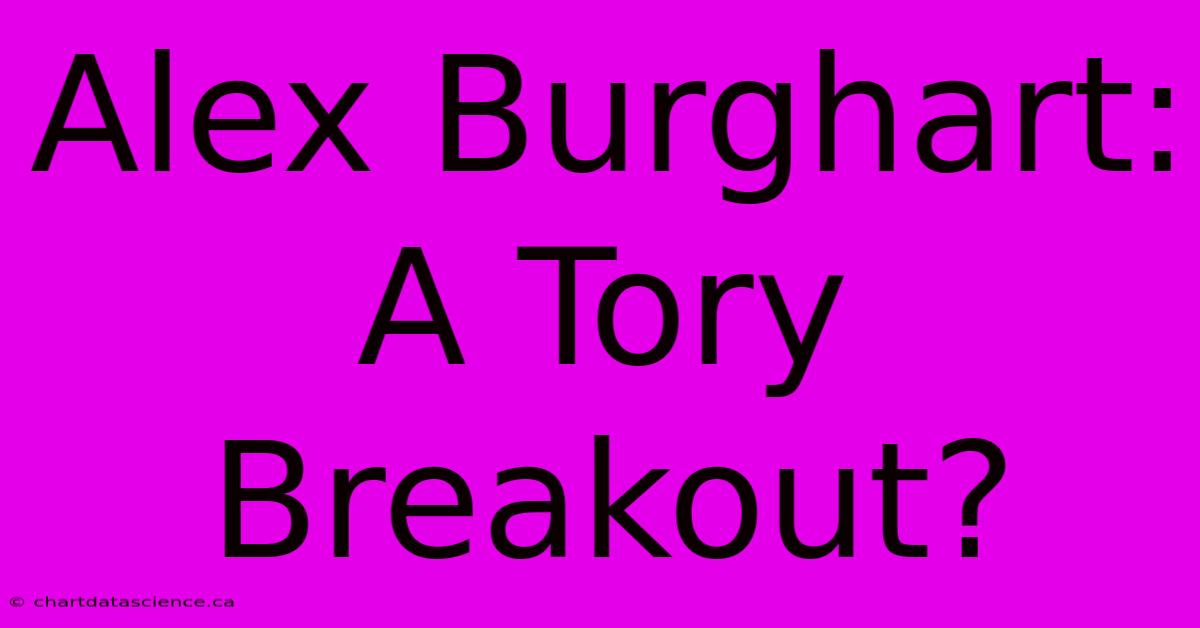 Alex Burghart: A Tory Breakout?