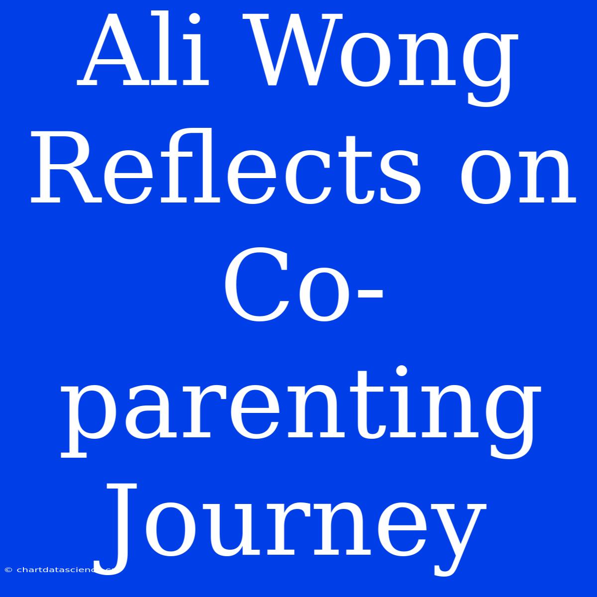 Ali Wong Reflects On Co-parenting Journey