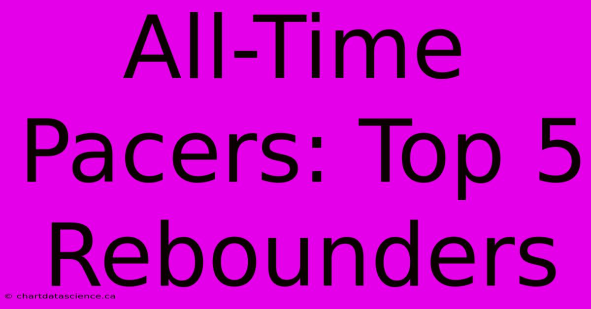 All-Time Pacers: Top 5 Rebounders