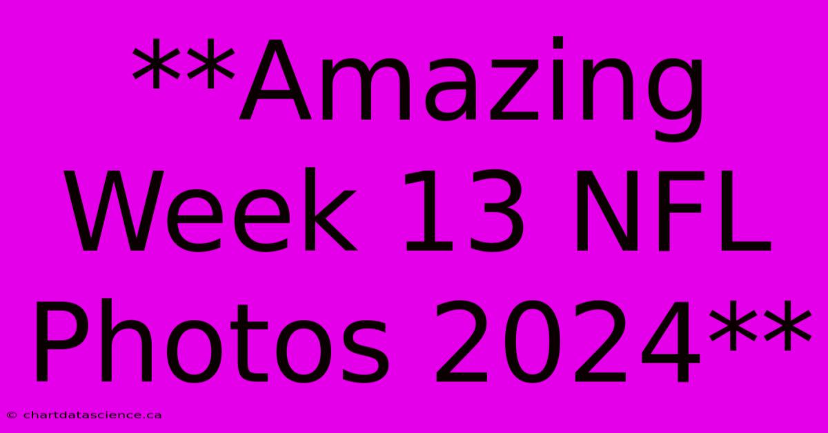 **Amazing Week 13 NFL Photos 2024**