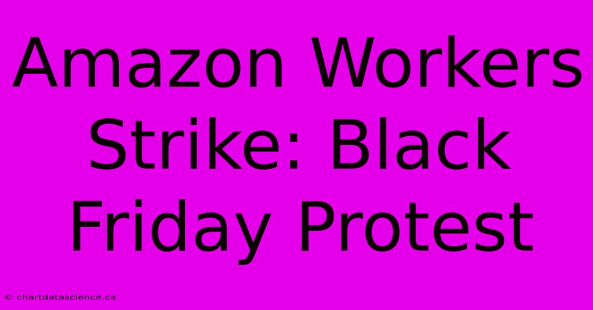 Amazon Workers Strike: Black Friday Protest