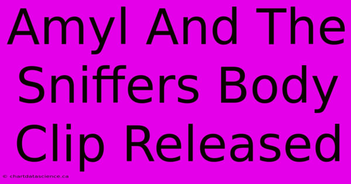 Amyl And The Sniffers Body Clip Released