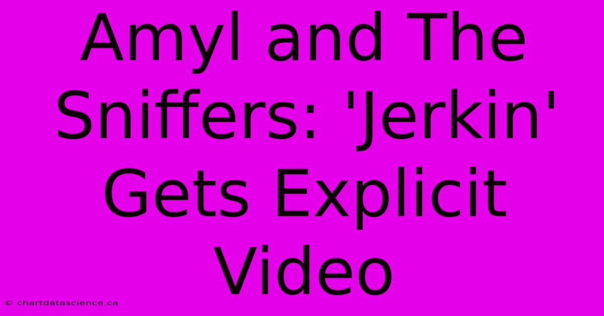 Amyl And The Sniffers: 'Jerkin' Gets Explicit Video