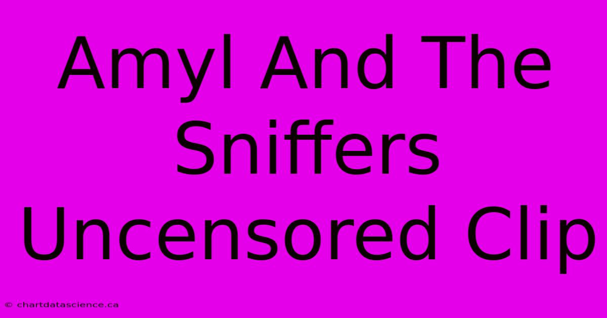 Amyl And The Sniffers Uncensored Clip 