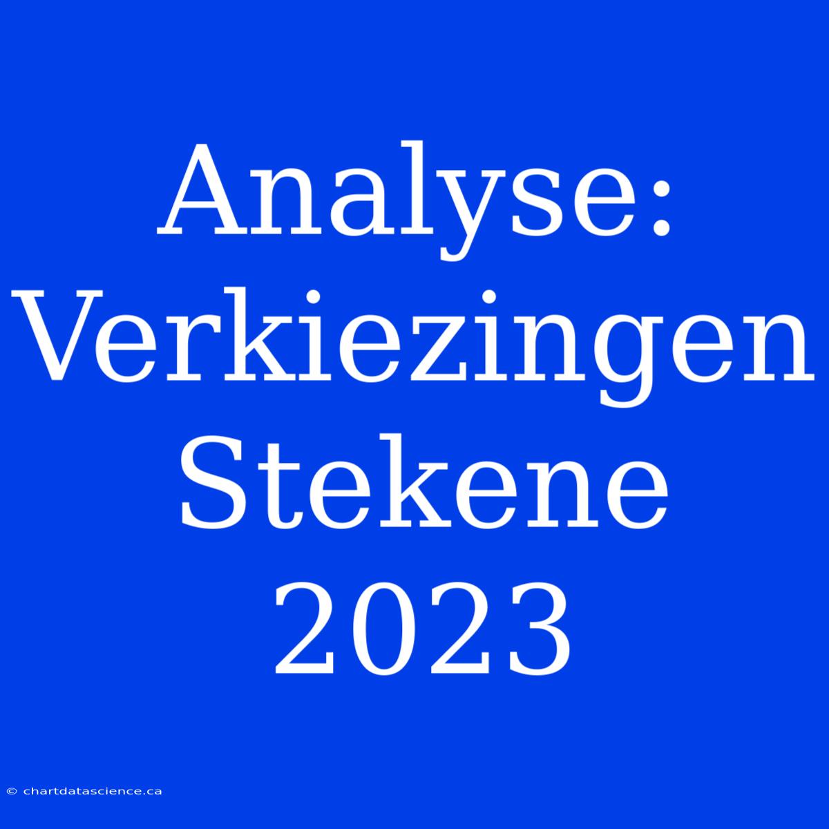 Analyse: Verkiezingen Stekene 2023